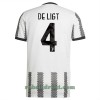 Juventus De Ligt 4 Hjemme 22-23 - Herre Fotballdrakt